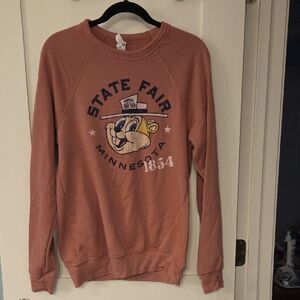 Bella Canvas State Fair Graphic Crewneck Sweater - Pink